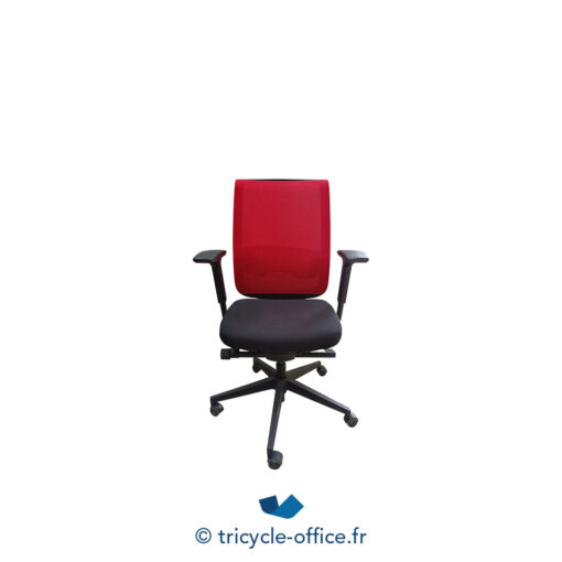 Tricycle Office Mobilier Bureau Occasion Fauteuil De Bureau STEELCASE Reply Rouge Et Anthracite (1)