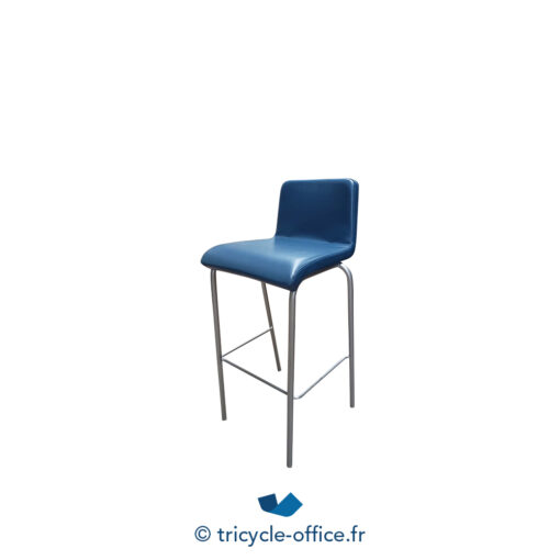 Tricycle Office Mobilier Bureau Occasion Tabouret Haut STEELCASE B Free Bleu (2)