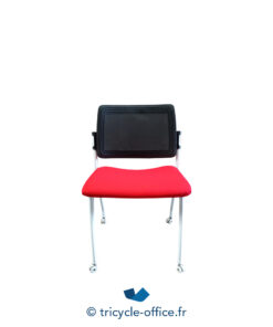 Tricycle-Office-mobilier-bureau-occasion-Chaise-à-roulettes-assise-rouge (1)