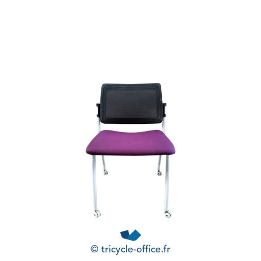 Tricycle-Office-mobilier-bureau-occasion-Chaise-à-roulettes-assise-violette (1)