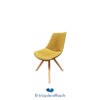 Tricycle-Office-mobilier-bureau-occasion-Chaise-visiteur-jaune-piètement-bois (2)
