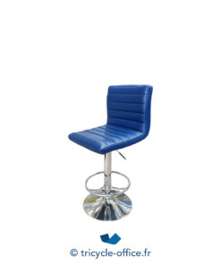 Tricycle-Office-mobilier-bureau-occasion-Chaise-haute-simili-cuir-bleu (2)