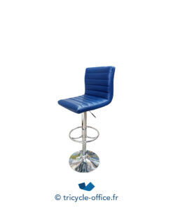 Tricycle-Office-mobilier-bureau-occasion-Chaise-haute-simili-cuir-bleu (4)