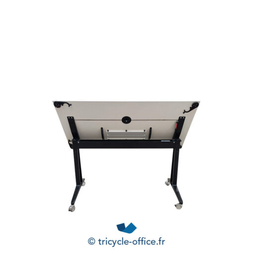 Tricycle-Office-mobilier-bureau-occasion-Table-basculante-passe-câbles-WIESNER-HAGER-140x70-cm (2)