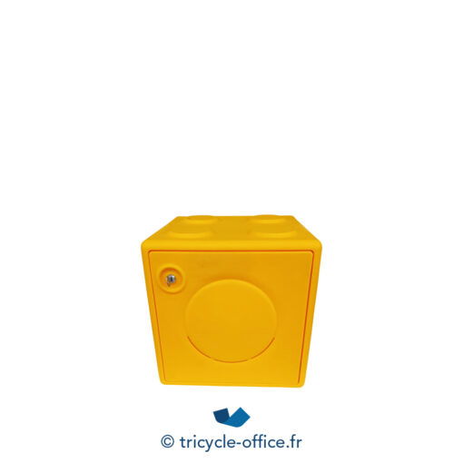 Tricycle-Office-mobilier-bureau-occasion-Casier-OON-CUB-jaune-moutarde