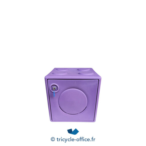 Tricycle-Office-mobilier-bureau-occasion-Casier-OON-CUB-violet