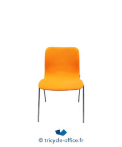 Tricycle-Office-mobilier-bureau-occasion-Chaise-visiteur-OFFECCT-tissu-orange (1)