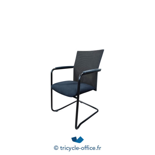 Tricycle-Office-mobilier-bureau-occasion-Chaise-visiteur-noire-piètement-luge (2)
