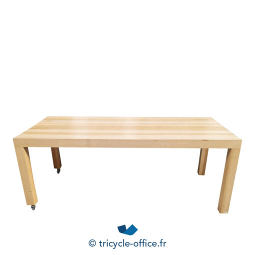 Tricycle-Office-mobilier-bureau-occasion-Table-de-réunion-à-roulettes-200x90-cm