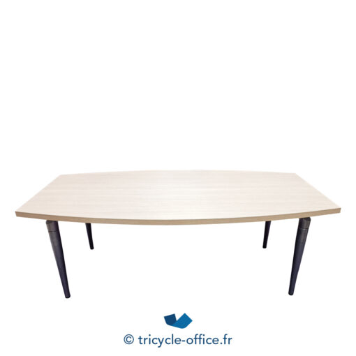 Tricycle-Office-mobilier-bureau-occasion-Table-de-réunion-bois-210x110-cm