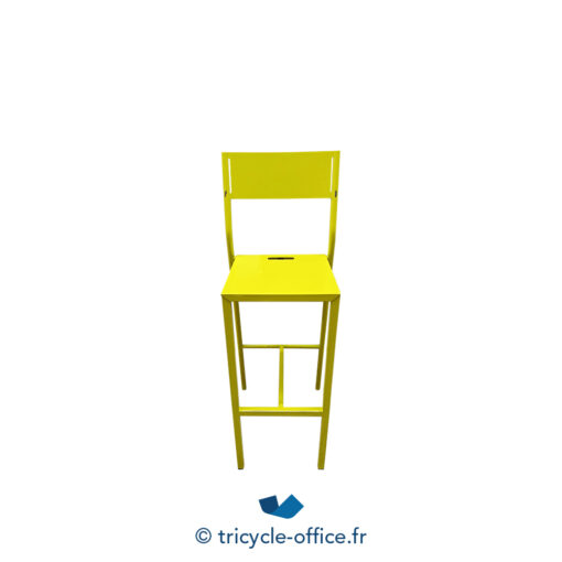 Tricycle-Office-mobilier-bureau-occasion-Chaise-haute-Take-verte-en-métal (1)