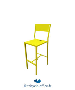 Tricycle-Office-mobilier-bureau-occasion-Chaise-haute-Take-verte-en-métal (2)