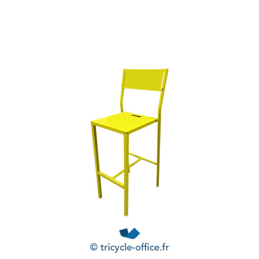 Tricycle-Office-mobilier-bureau-occasion-Chaise-haute-Take-verte-en-métal (2)