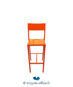 Tricycle-Office-mobilier-bureau-occasion-Chaise-haute-orange-en-métal (1)
