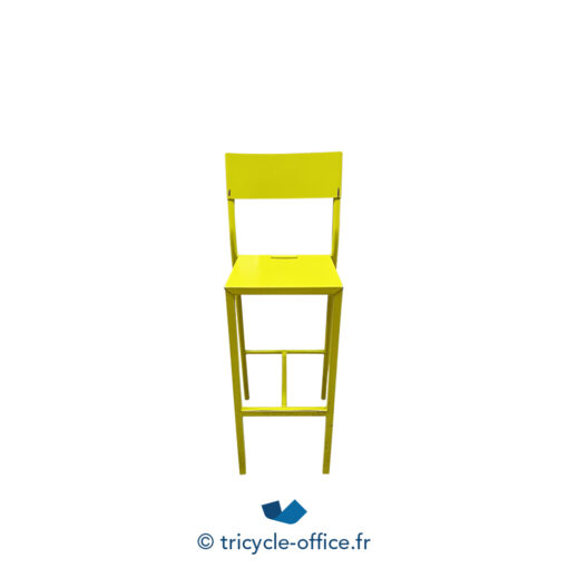 Tricycle-Office-mobilier-bureau-occasion-Chaise-haute-verte-en-métal (1)