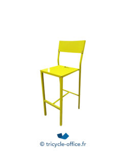 Tricycle-Office-mobilier-bureau-occasion-Chaise-haute-verte-en-métal (2)