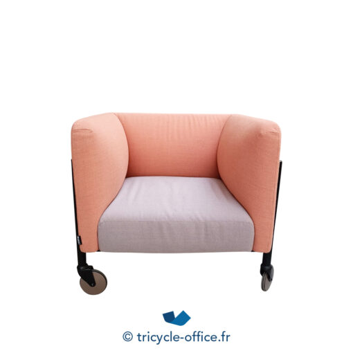 Tricycle-Office-mobilier-bureau-occasion-Chauffeuse-CIDER-modèle-Valet-rose (1)