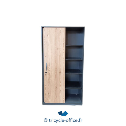 Tricycle-Office-mobilier-bureau-occasion-Armoire-haute-STEELCASE-porte-coulissante (2)