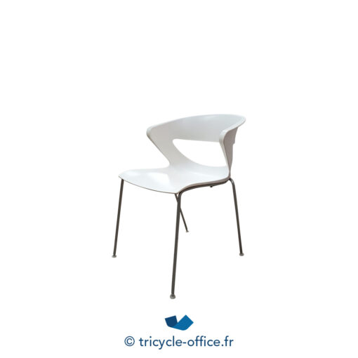 Tricycle-Office-mobilier-bureau-occasion-Chaise-visiteur-KASTEL-kicca-blanche (2)