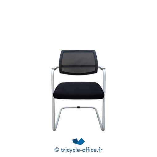 Tricycle-Office-mobilier-bureau-occasion-Chaise-visiteur-SITLAND-luge-noire-et-grise (2)