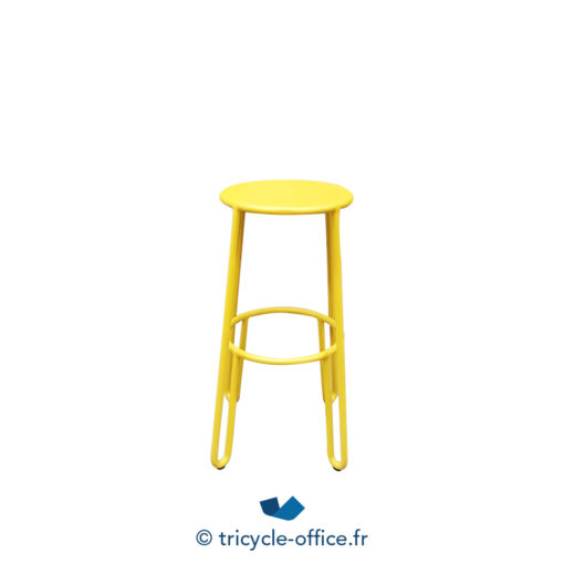 Tricycle-Office-mobilier-bureau-occasion-Tabouret-haut-MAIORI-jaune (1)