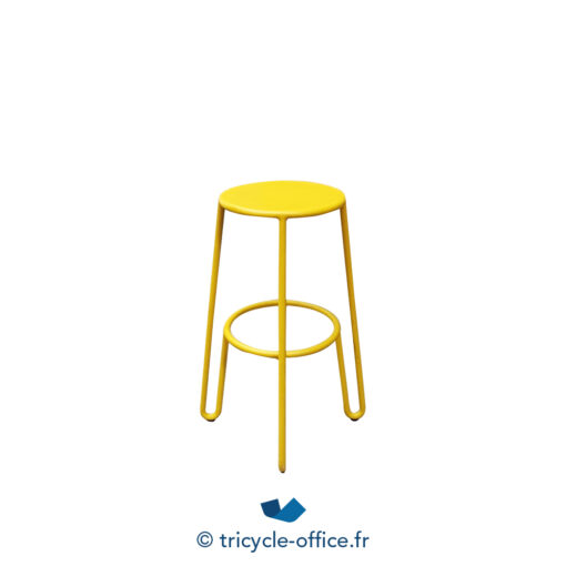 Tricycle-Office-mobilier-bureau-occasion-Tabouret-haut-MAIORI-jaune (2)