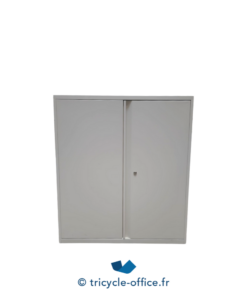 Tricycle-Office-mobilier-bureau-occasion-Armoire-basse-blanche