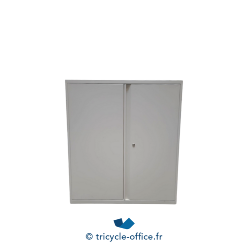 Tricycle-Office-mobilier-bureau-occasion-Armoire-basse-blanche