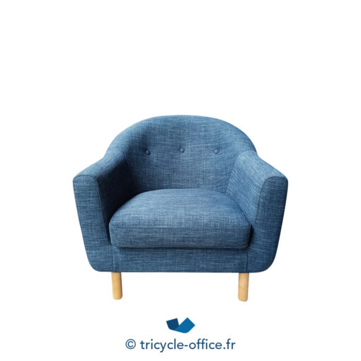 Tricycle-Office-mobilier-bureau-Chauffeuse-tissu-bleu