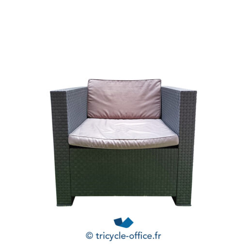 Salon de jardin 4 places anthracite - Occasion – Image 2