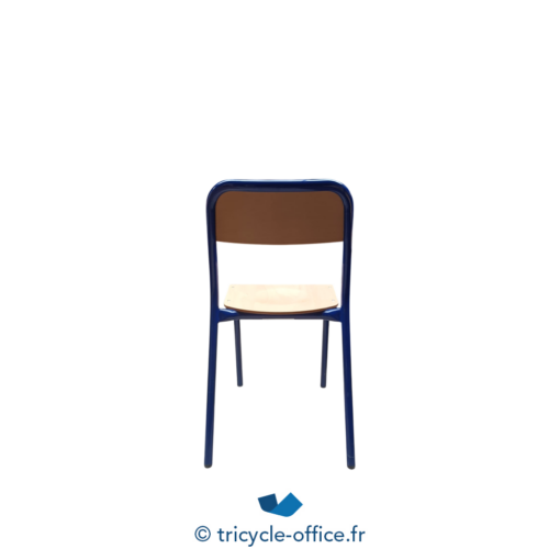 Tricycle-Office-mobilier-bureau-occasion-Chaise-d'école-structure-bleu (3)