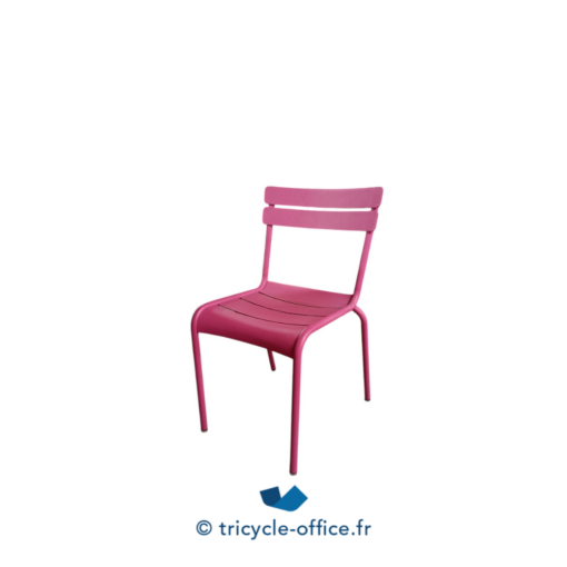 Tricycle-Office-mobilier-bureau-occasion-Chaise-d'extérieur-FERMOB-Luxembourg-Rose (2)