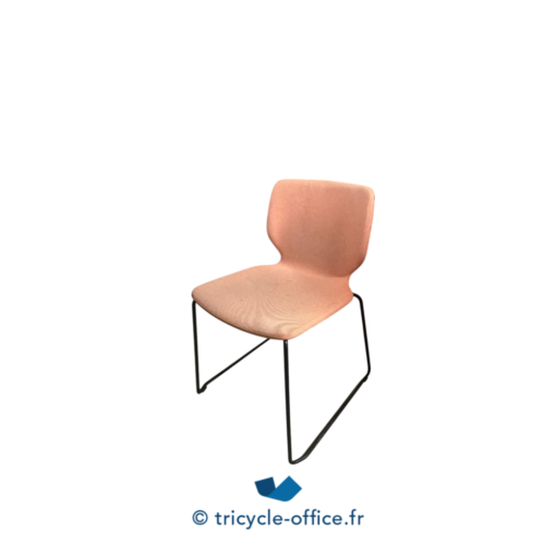 Tricycle-Office-mobilier-bureau-occasion-Chaise-visiteur-INCLASS-Nim-saumon