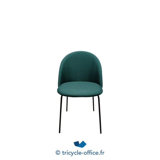 Tricycle-Office-mobilier-bureau-occasion-Chaise-visiteur-Nordie-verte (1)