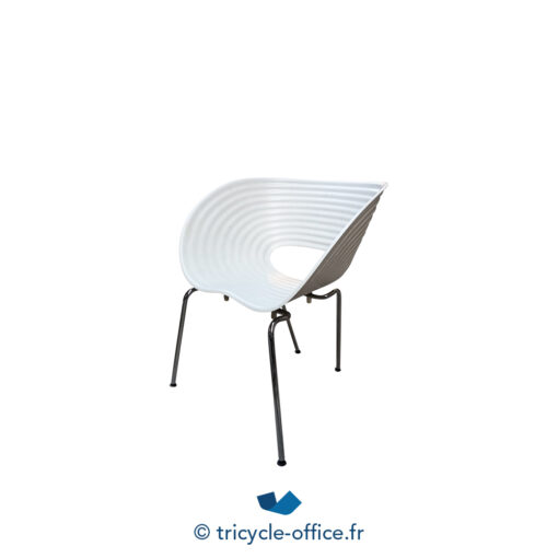 Tricycle-Office-mobilier-bureau-occasion-Chaise-visiteur-VITRA-Tom-Vac-Shell (1