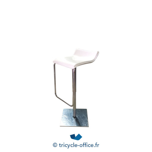 Tricycle-Office-mobilier-bureau-occasion-Tabouret-haut-blanc-rotatif (2)