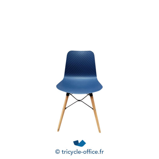 Tricycle-Office-mobilier-bureau-occasion-Chaise visiteur bleu