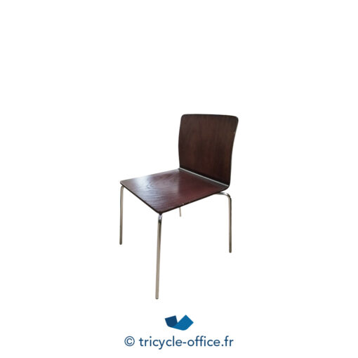 Tricycle-Office-mobilier-bureau-occasion-Chaise visiteur en bois