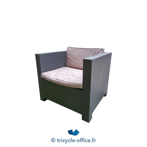 Salon de jardin 4 places anthracite - Occasion – Image 5