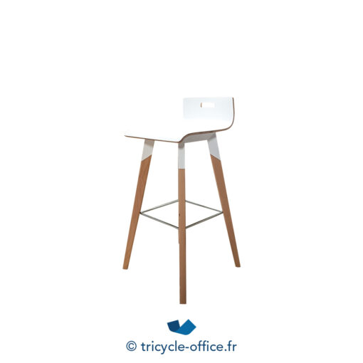 Tabouret haut bois - Occasion – Image 2