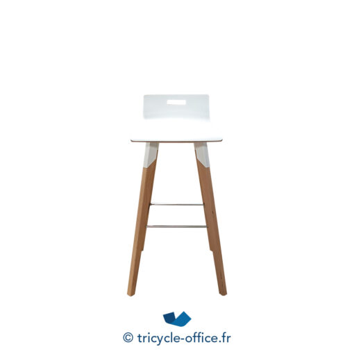 Tabouret haut bois - Occasion – Image 4