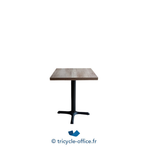 Tricycle-Office-mobilier-bureau-occasion-Table-de-restauration-carré-bois