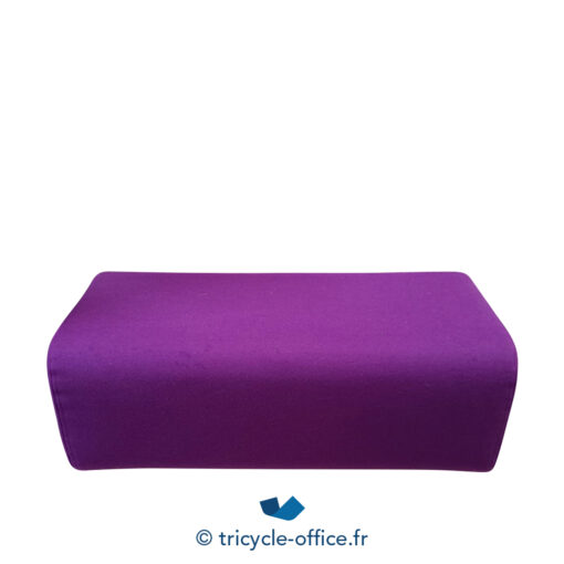 Pouf rectangle violet - Occasion