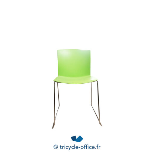 Tricycle-Office-mobilier-bureau-occasion-Chaise visiteur vert