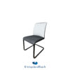 Tricycle-Office-mobilier-bureau-occasion-Chaise-visiteur-STEELCASE-grise-et-noire