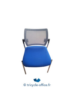 Tricycle-Office-mobilier-bureau-occasion-Chaise visiteur bleu