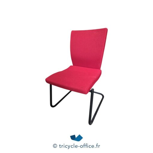 Chaise visiteur rouge - Occasion