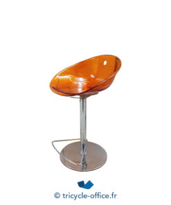 Tricycle-Office-mobilier-bureau-Tabouret-haut-PEDRALI-orange-transparent (2)