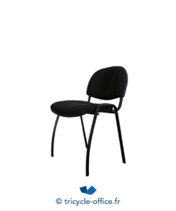 Tricycle-Office-mobilier-bureau-occasion-Chaise-visiteur-noire-dossier-arrondi