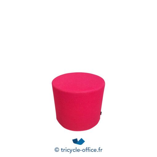 Tricycle-Office-mobilier-bureau-occasion-Pouf-SOFTLINE-rouge